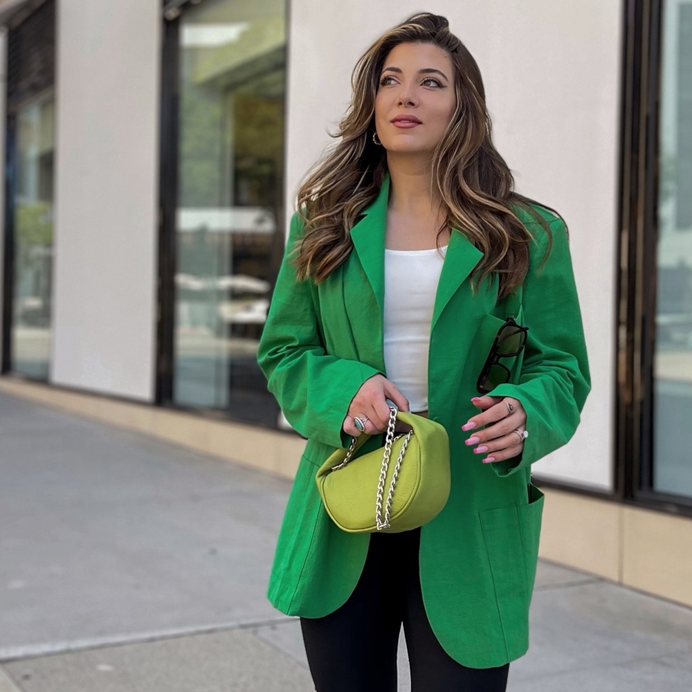 Oversized handkerchief blazer